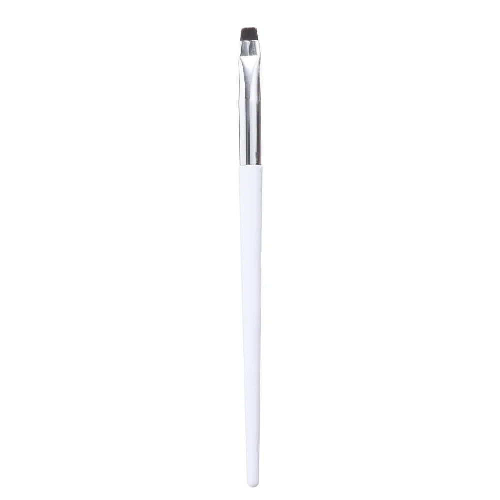 Angled Eyebrow & Eyeliner Brush | Soft Synthetic Flat Tip Eyebrow Eyeliner Brush QXL 03
