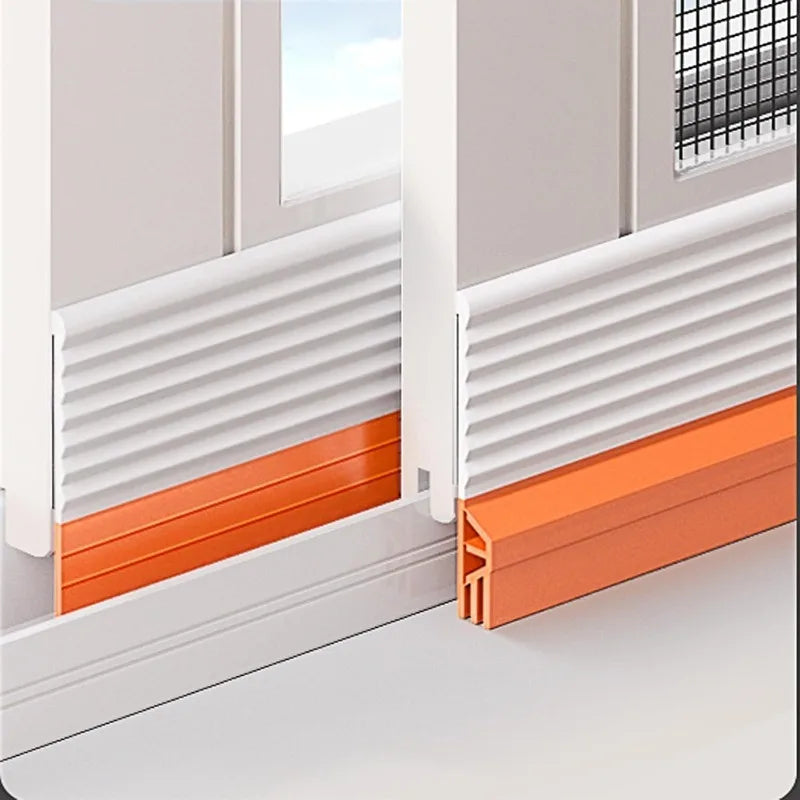 Self-Adhesive Rubber Weather Stripping Seal Tape – 2M Door & Window Weather Stripping Tape QXL