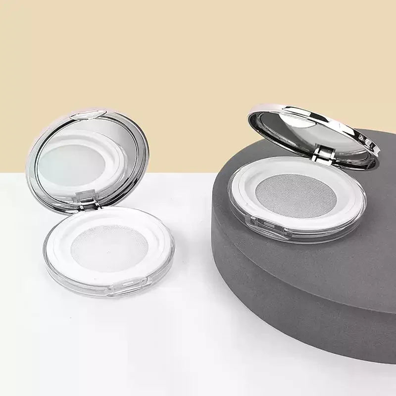 3g Travel Loose Powder Sifter Jar with Mirror | Refillable Powder Sifter Jar QXL