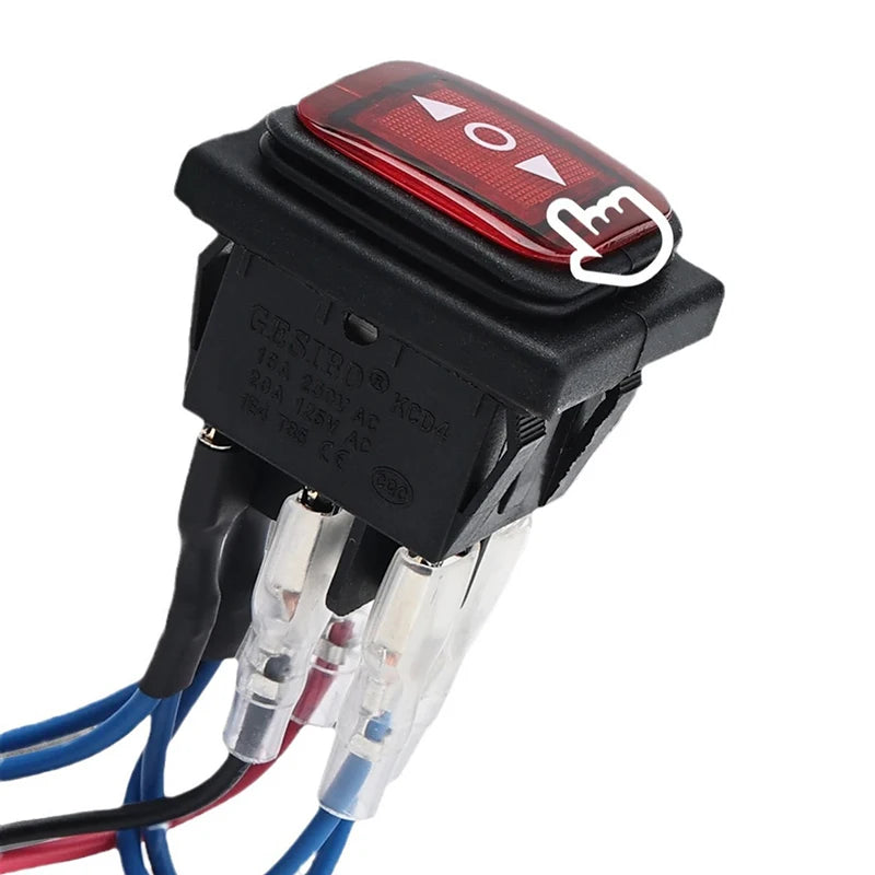6-Pin 3-Speed Waterproof Toggle Switch | DC Motor Reverse Motor Toggle Switch QXL