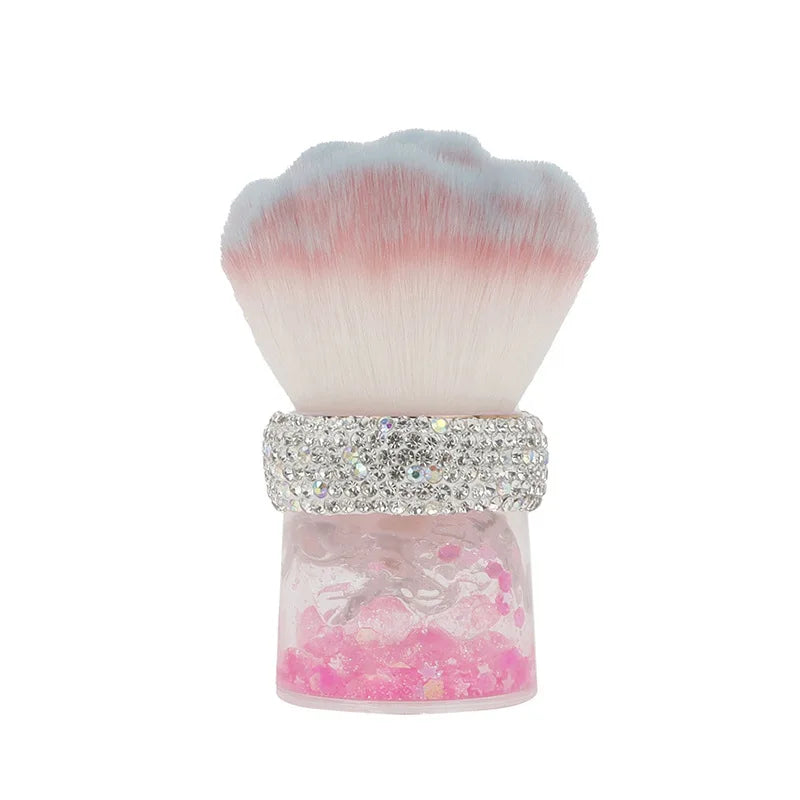 Soft Wool Fiber Makeup Brush – Powder, Blush & Dust Makeup Powder Brush QXL