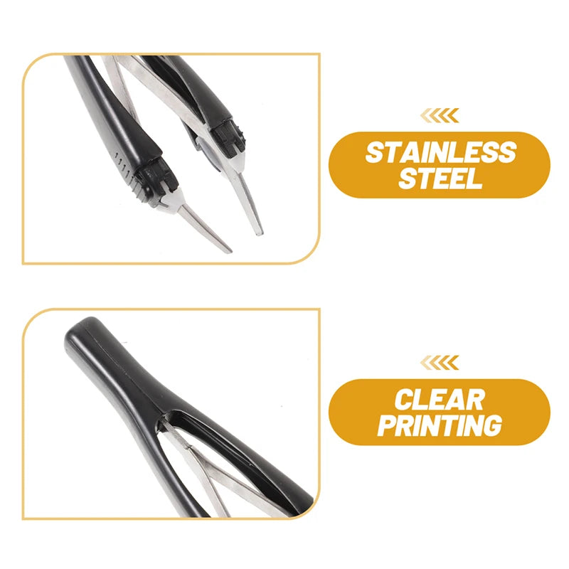 Retractable Automatic Eyebrow Tweezer | Portable Stainless Steel Eyebrow Tweezer QXL