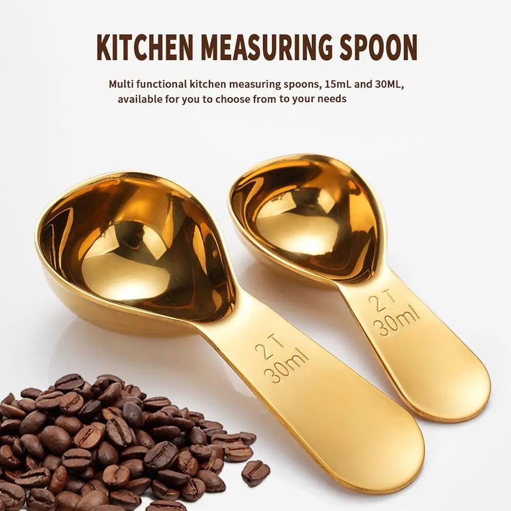 Stainless Steel Coffee Measuring Scoop – 30ml / 2 Tbsp Coffee Measuring Scoop QXL