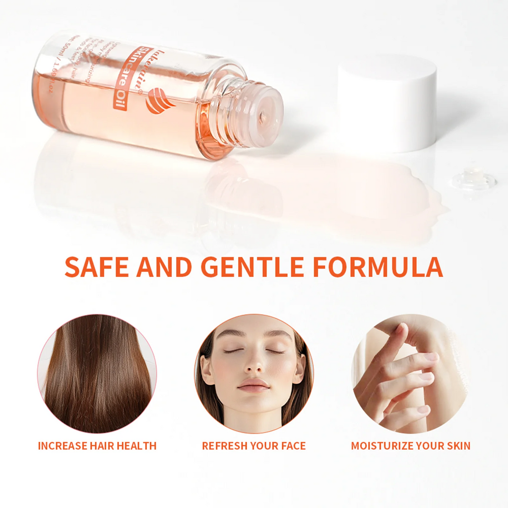 Lakerain Bio Skincare Oil – Vitamin A & E Face, Body & Hair Moisturizing Body Oil QXL