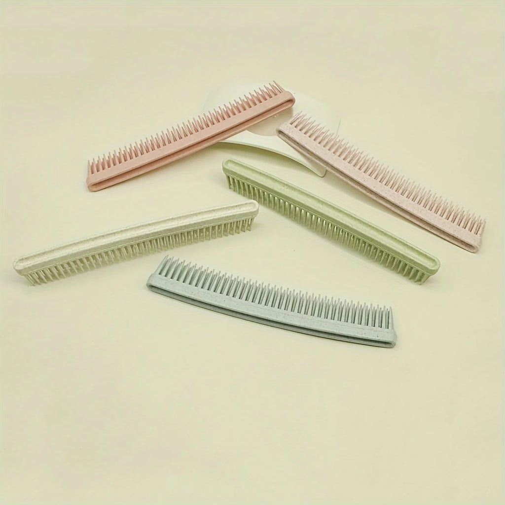 Double-Layer Fine-Tooth Detangling Comb | Handleless ABS Plastic Hair Detangling Comb QXL