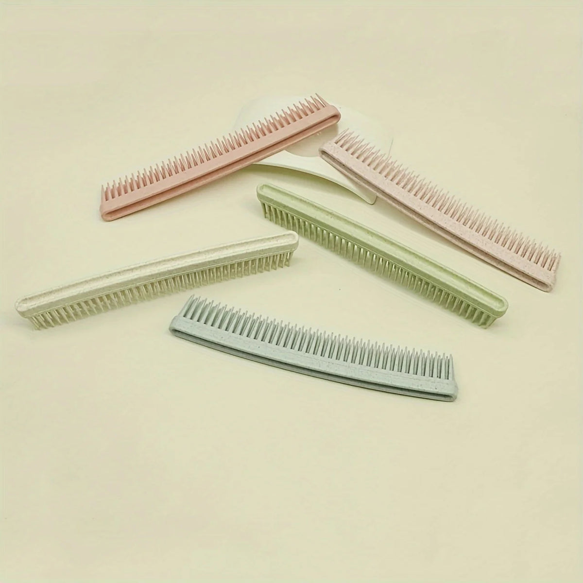 Double-Layer Fine-Tooth Detangling Comb | Handleless ABS Plastic Hair Detangling Comb QXL