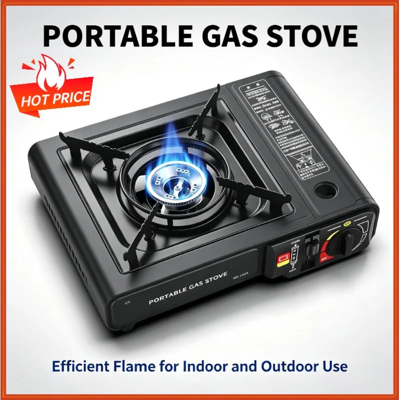 Portable Card-Type Stove | Outdoor BBQ & Hot Pot Camping Portable Camping Stove QXL