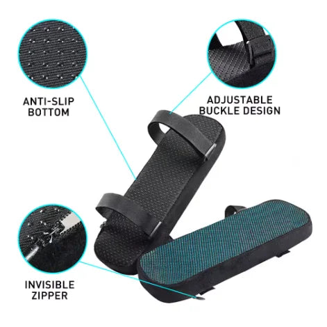2-Pack Memory Foam Armrest Pads | Ergonomic Elbow Cushions Armrest Cushion Pads QXL