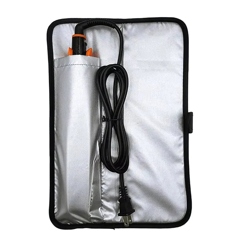 Heat-Resistant Hair Straightener & Curler Travel Storage Bag Hair Tool Storage Bag QXL