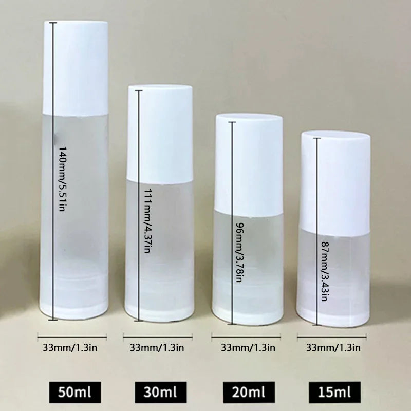 Refillable Vacuum Cosmetic Travel Bottles | Pump & Mist Spray Cosmetic Travel Bottle QXL