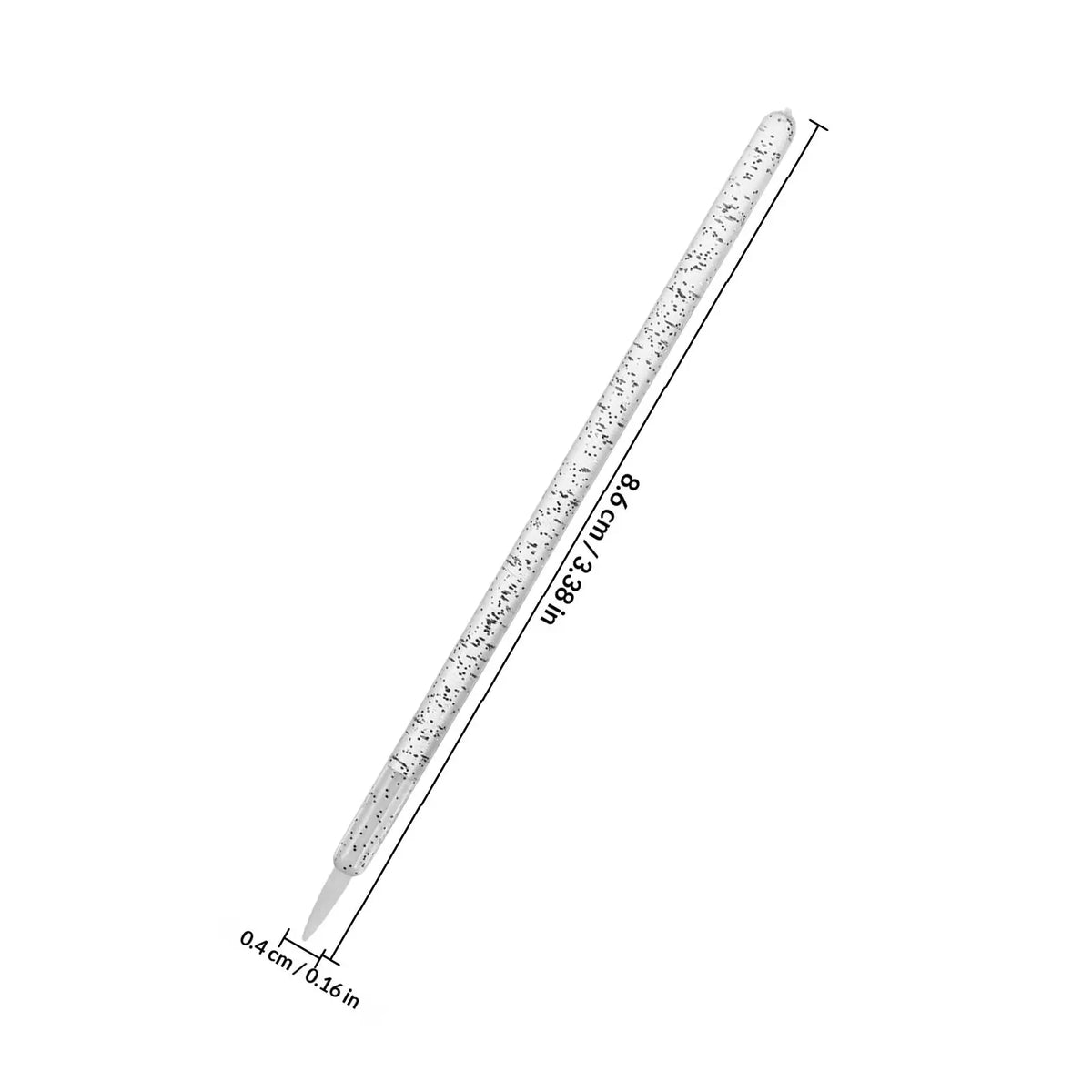 50-Pack Disposable Fine Point Eyeliner Brushes | Nylon Tip Disposable Makeup Brush QXL
