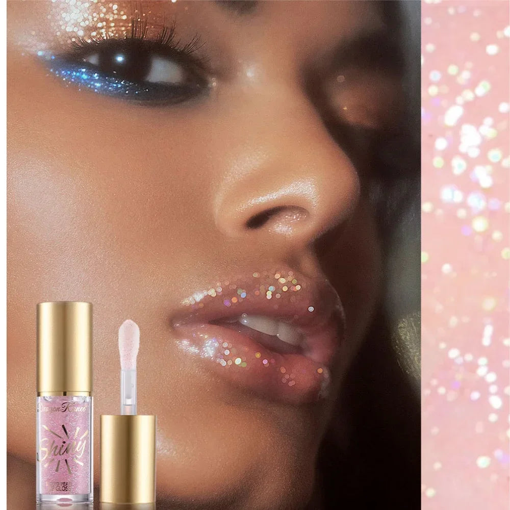 Dragon Ranee Pearl Lip Gloss Set | Mirror Shimmer Glaze 3pc Lip Gloss Set QXL