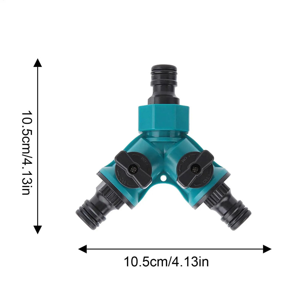 2/3-Way Garden Hose Splitter with Shut-Off Valve Garden Hose Splitter QXL