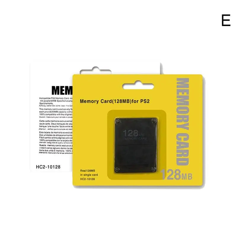 PS2 Memory Card 8MB–128MB Flash Storage | PlayStation 2 Game Console Memory Card QXL 128MB