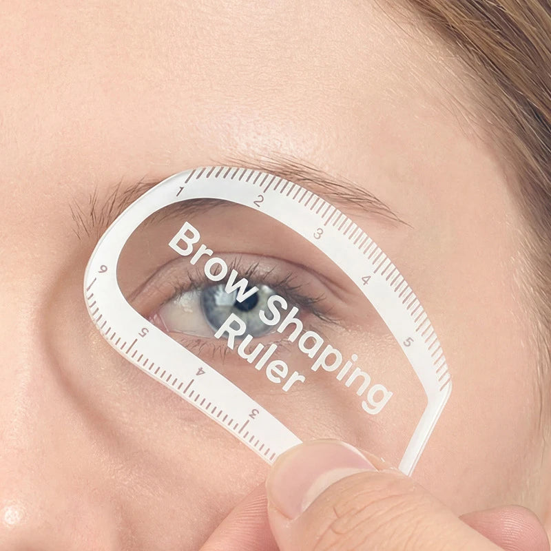 Brow Mapping Ruler – Eyebrow Shaping & Microblading Stencil Eyebrow Stencil Ruler QXL