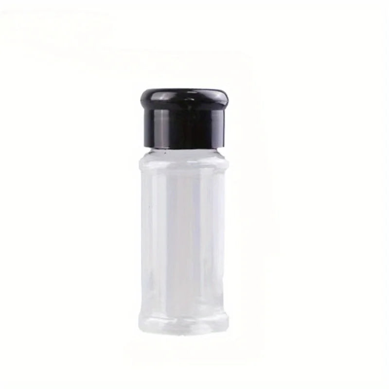 Plastic Pepper & Spice Flask Shaker | Kitchen Storage Spice Shaker Flask QXL Black