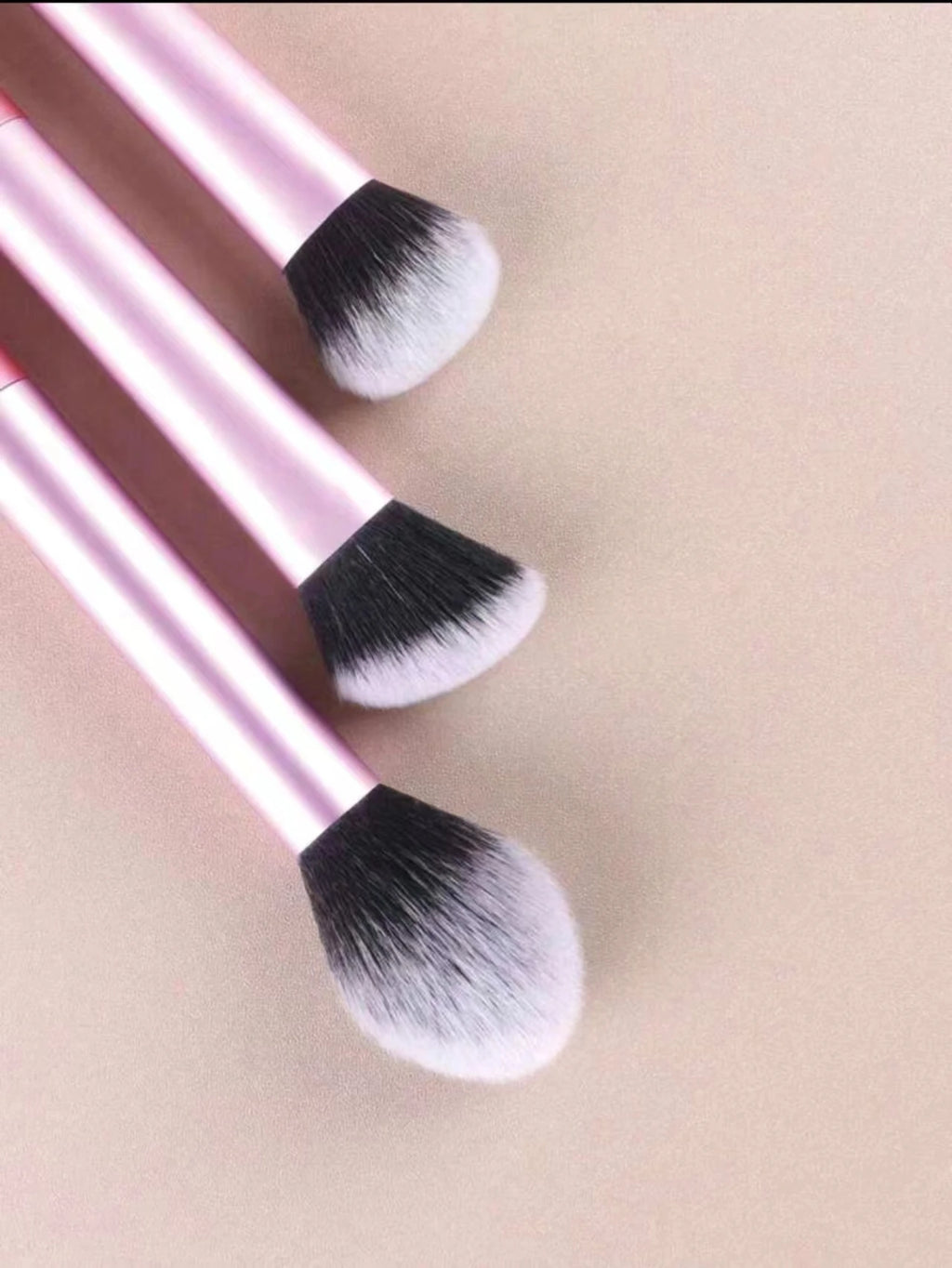 3-Piece Loose Powder, Contour & Foundation Brush Set Makeup Brush Set QXL