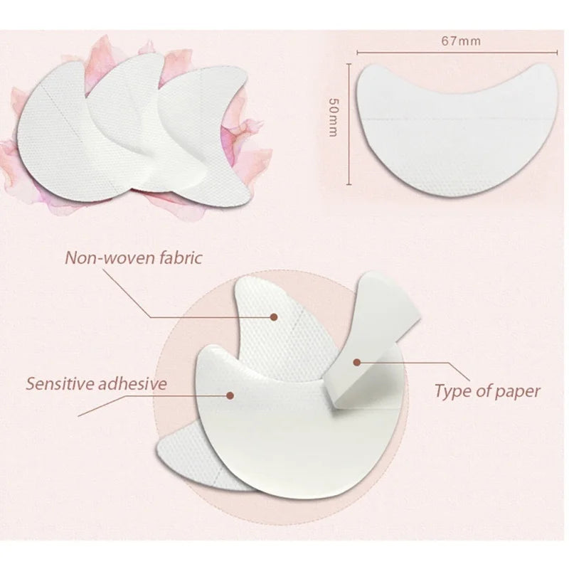 Eyeshadow Stencils & Under Eye Gel Pads | 20/30/50 Pack Eye Makeup Stencils QXL