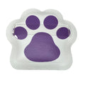 Cat Paw Makeup Sponge Puff | Powder & Foundation Blender Makeup Sponge Puff QXL Purple