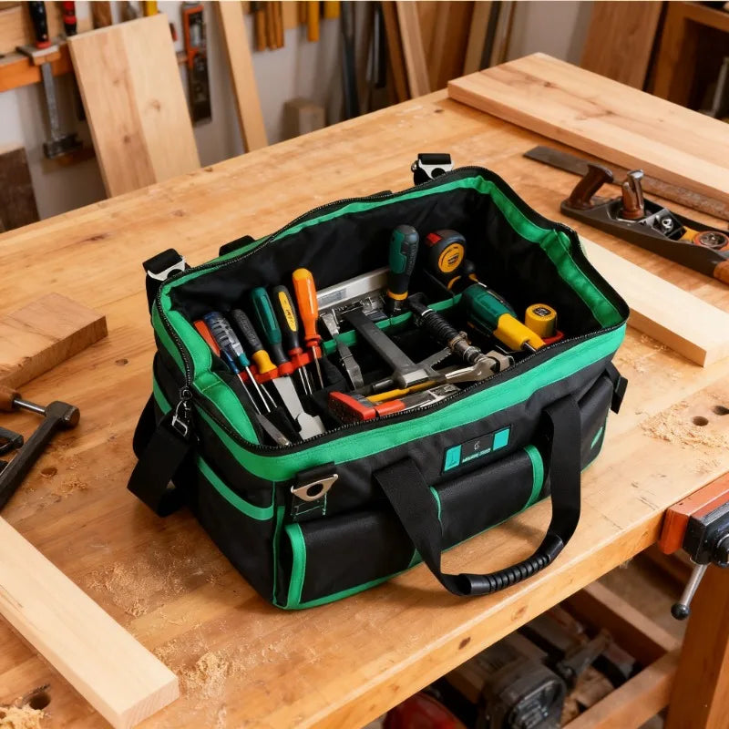 Electrician Tool Bag | Multi-Layer Oxford Cloth Organizer Electrician Tool Bag QXL