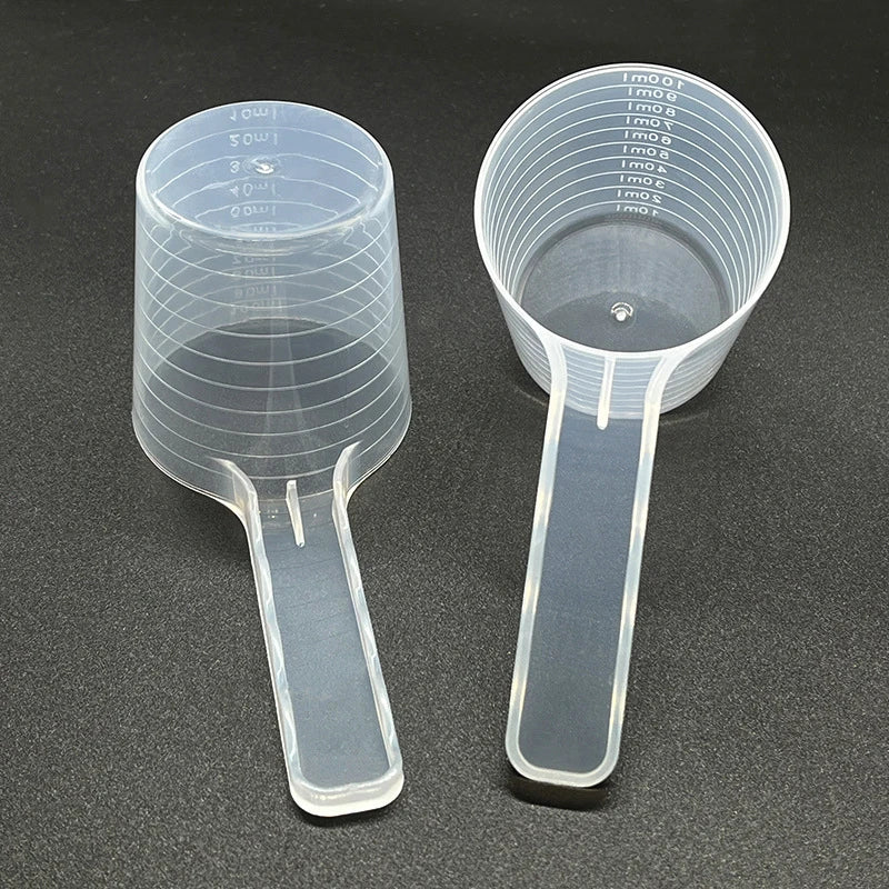Transparent Measuring Spoon 50g 100ml | Pet & Kitchen Use Pet Measuring Spoon QXL
