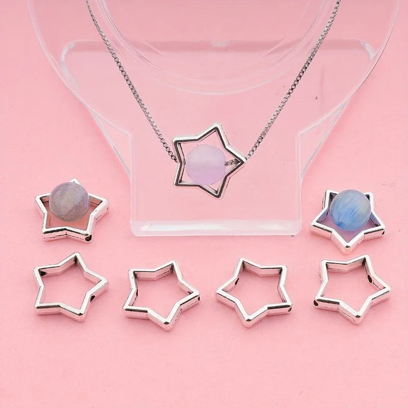 Star Bead Caps & Frames for DIY Jewelry Making | Alloy Bead Caps & Frames QXL