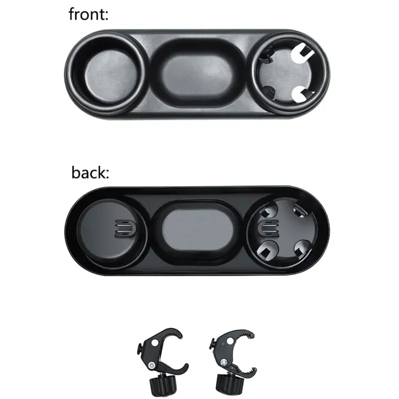 Baby Stroller Snack Tray with Cup Holder | Universal Fit Stroller Snack Tray QXL