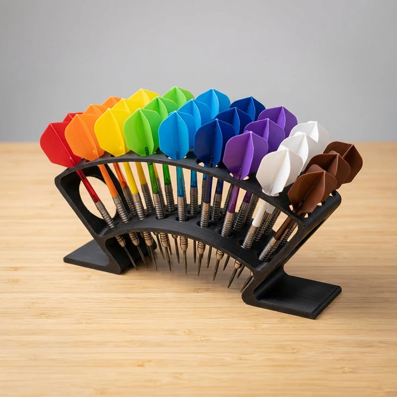 27-Slot Dart Stand | Game Room Dart Holder & Organizer Dart Storage Stand QXL