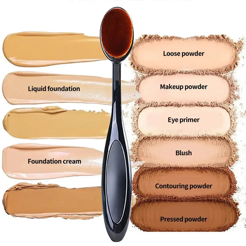 Toothbrush-Handle Makeup Brush | Soft Foundation Brush Foundation Makeup Brush QXL