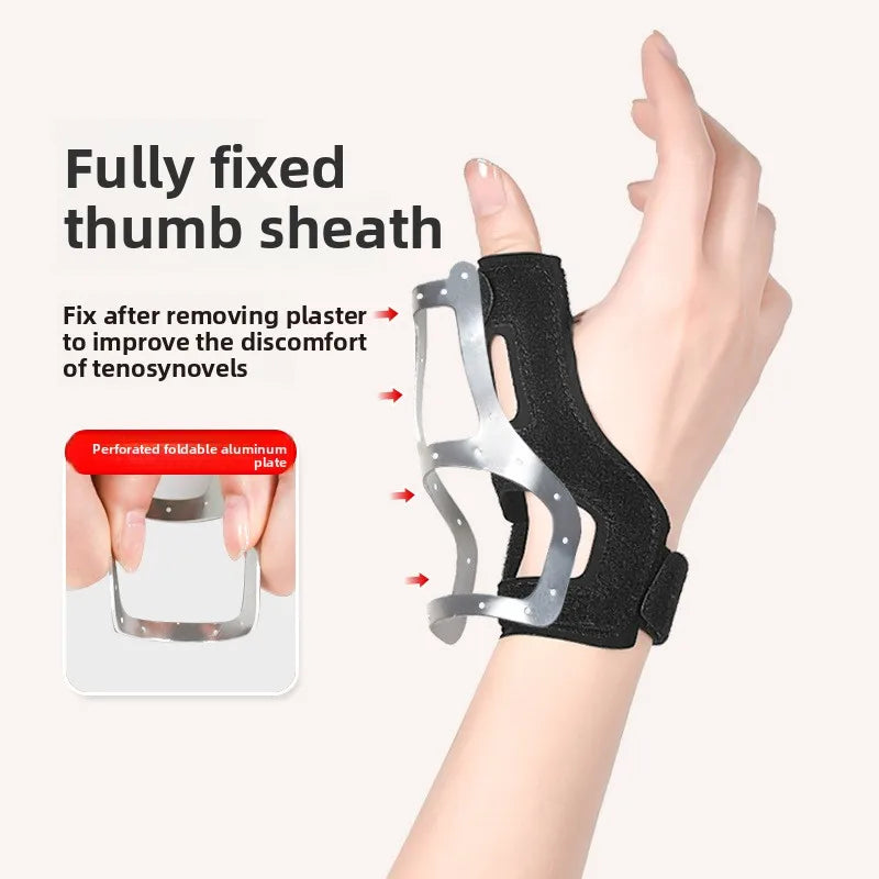 Breathable Wrist & Thumb Guard with Aluminum Support Plate Wrist & Thumb Brace QXL