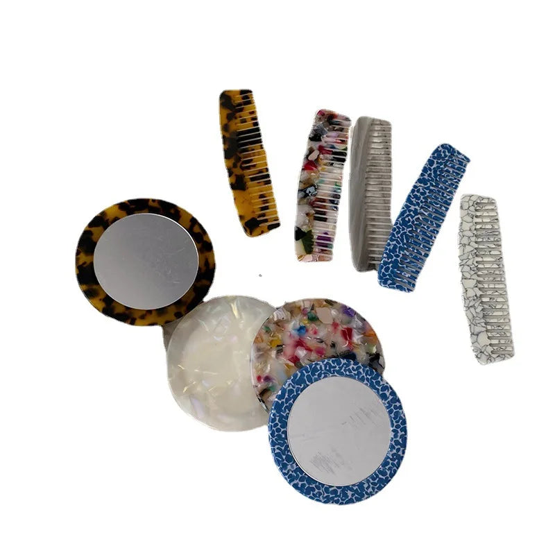 Colorful Acetate Hair Comb | Anti-Static Salon Styling Tool Hair Styling Comb QXL