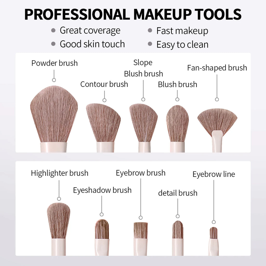 KOSSHOW 22-Piece Makeup Brush Set | Full Face Professional Kit Makeup Brush Set QXL