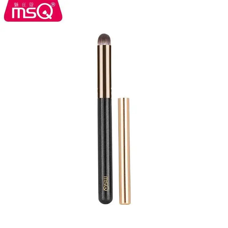 MSQ Round Head Lip Brush Pen | Portable Concealer Blending Lip Makeup Brush QXL