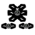 EMS Abdominal Toning Belt | Rechargeable Muscle Stimulator EMS Toning Belt QXL A1-