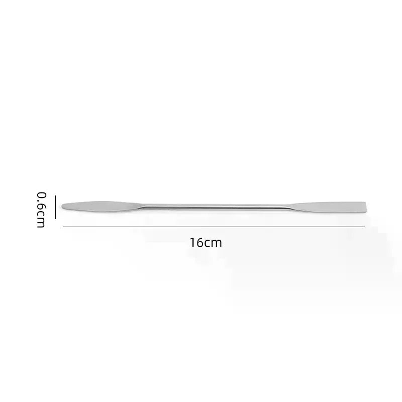 Stainless Steel Dual-Head Makeup Mixing Spatula | 1 or 5 Pack Makeup Mixing Spatula QXL