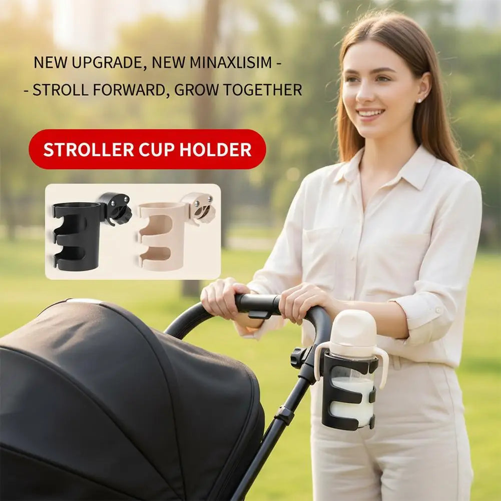 Universal Adjustable Cup Holder for Stroller & Bike | Clamp-On Clamp-On Cup Holder QXL