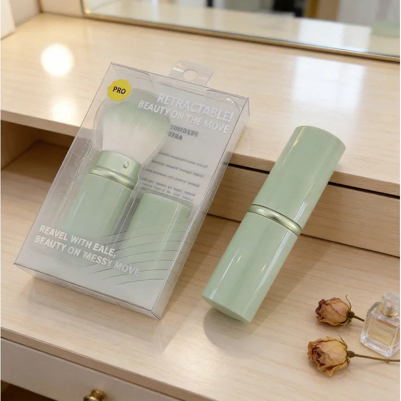 Mini Extendable Powder Brush | Blush, Foundation & Highlighter Extendable Makeup Brush QXL