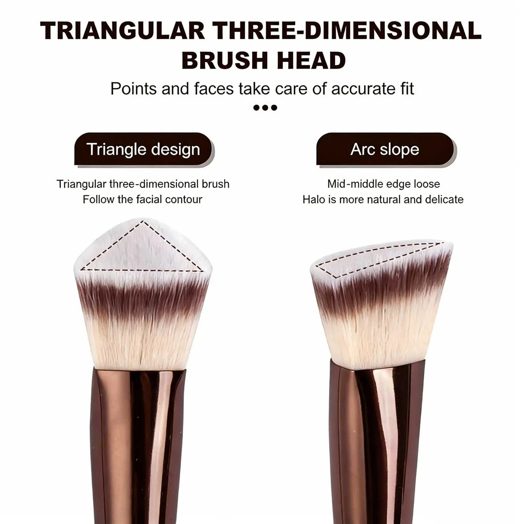 LUXEBLEND 7-Piece Soft Synthetic Makeup Brush Set Makeup Brush Set QXL