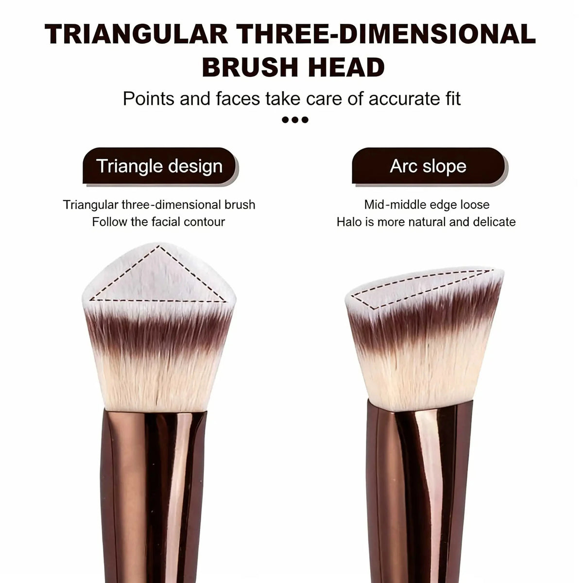 LUXEBLEND 7-Piece Soft Synthetic Makeup Brush Set Makeup Brush Set QXL