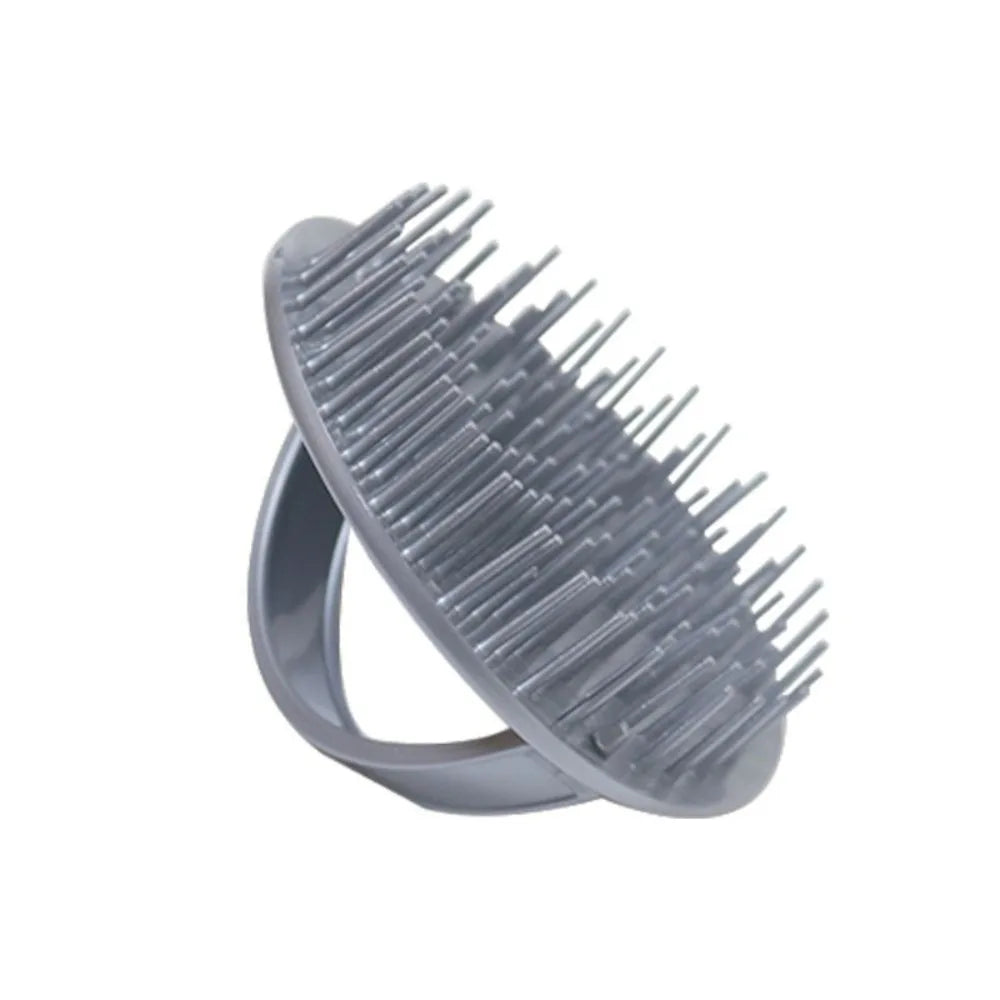 Scalp Massaging Shampoo Brush | Soft Bristle Hair Washing Comb Scalp Shampoo Brush QXL Grey