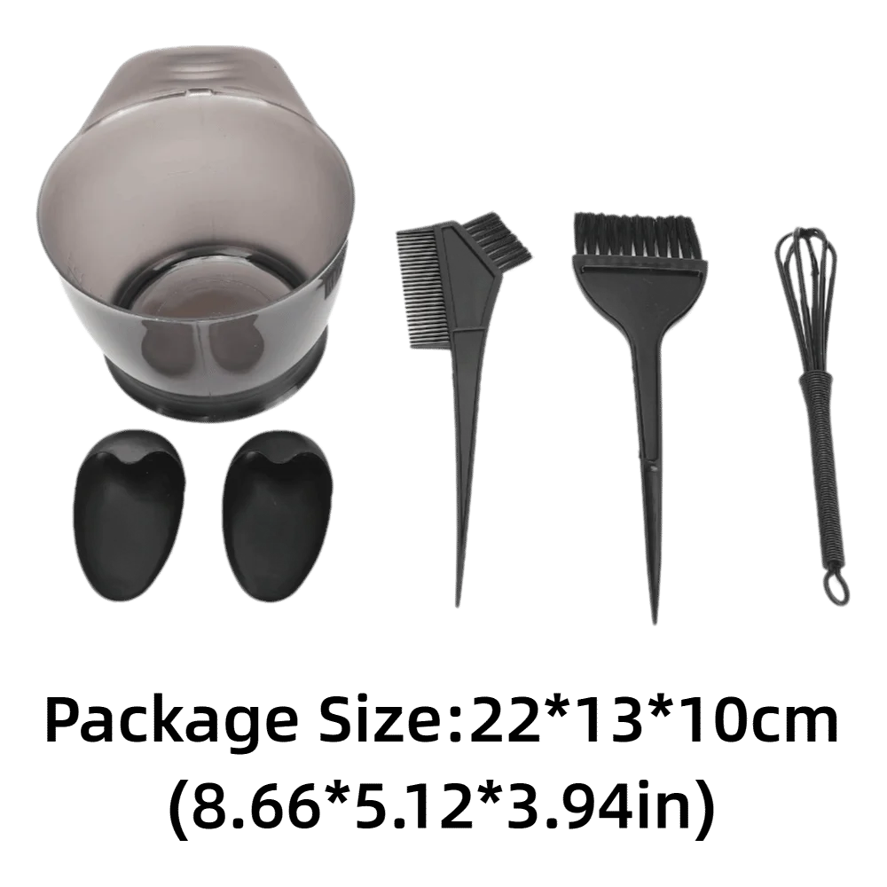 Professional Hair Coloring Kit – Bowl, Brush, Comb & Earmuffs Hair Coloring Kit QXL