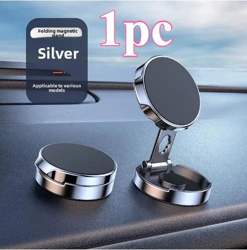 Magnetic Car Phone Mount | 360° Rotating Foldable Stand Car Phone Mount QXL black 1pc
