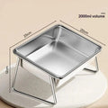 Elevated Dog Bowl | 15° Tilt 304 Stainless Steel Pet Feeder Elevated Pet Feeder QXL A1