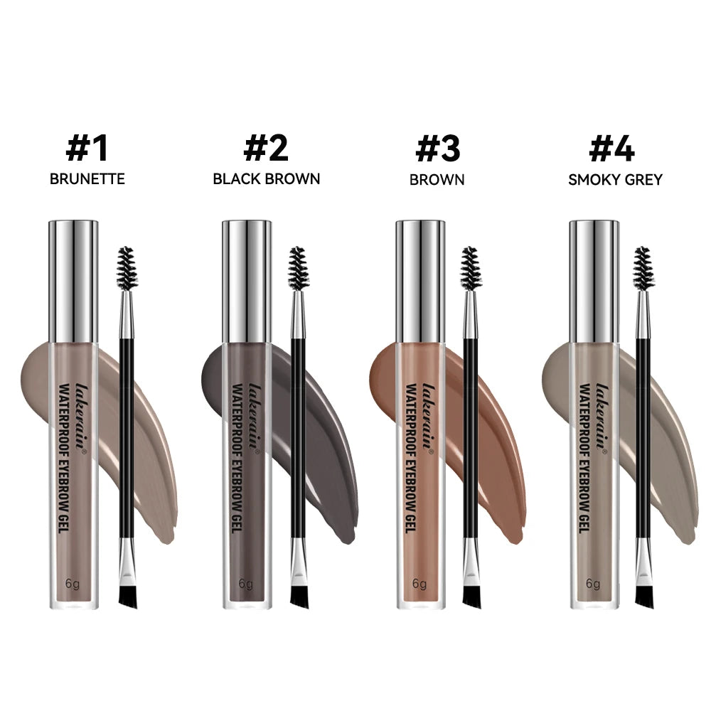 Waterproof Eyebrow Tint Gel | 4 Colors Long-Lasting Brow Definer Eyebrow Tint Gel QXL