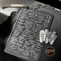 Alphabet & Flower Nail Stamping Plate | Stainless Steel Nail Stamping Plate QXL Default Title
