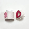 5g Cake Design Refillable Lip Gloss Jar | DIY Makeup Container Lip Gloss Container QXL White