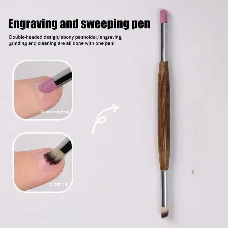 Quartz Nail Grinding Pen | Cuticle Buffer & Nail Smoother Nail Grinding Pen QXL