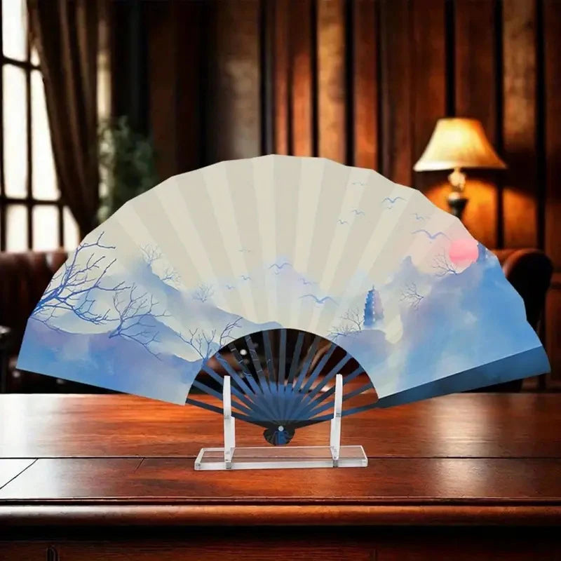 Acrylic Fan Display Stand | Foldable Holder for Hand Fans Fan Display Stand QXL