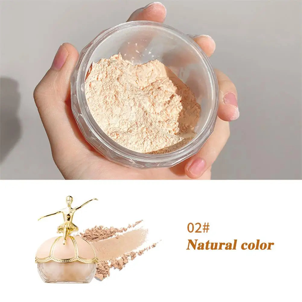 Ballerina Loose Setting Powder – Matte, Waterproof, Long-Lasting Loose Setting Powder QXL