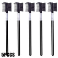 3/5-Pc Eyebrow Brush & Lash Separator Set with Scissor Eyebrow Brush Set QXL 5pcs A